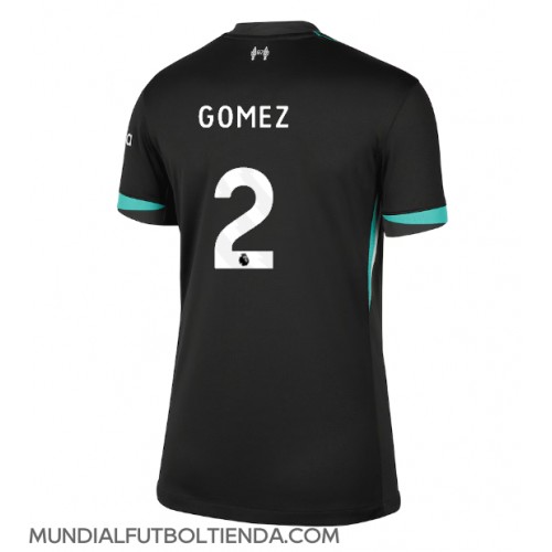 Camiseta Liverpool Joe Gomez #2 Segunda Equipación Replica 2024-25 para mujer mangas cortas